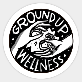 Mushroom wellness Sticker